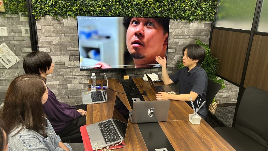 対面フィードバック会の様子